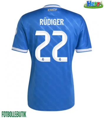 Real Madrid Antonio Rudiger #22 Tredje Tröja 2025-26 Kortärmad
